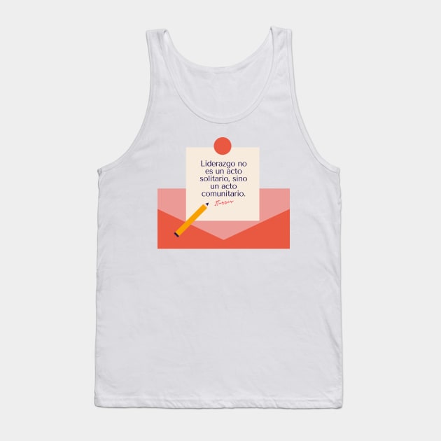 Leadership (spanish) Tank Top by LibrosBOOKtique